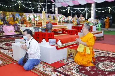 ประมวลภาพพิธีสวดนพเคราะห์และพุทธาภิเษกวัตถุมงคล วัดจุฬามณี ปี ๒๕๖๕