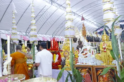 ประมวลภาพพิธีสวดนพเคราะห์และพุทธาภิเษกวัตถุมงคล วัดจุฬามณี ปี ๒๕๖๕