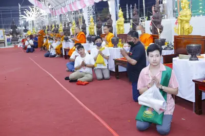 ประมวลภาพพิธีสวดนพเคราะห์และพุทธาภิเษกวัตถุมงคล วัดจุฬามณี ปี ๒๕๖๕