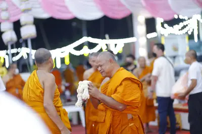 ประมวลภาพพิธีสวดนพเคราะห์และพุทธาภิเษกวัตถุมงคล วัดจุฬามณี ปี ๒๕๖๕