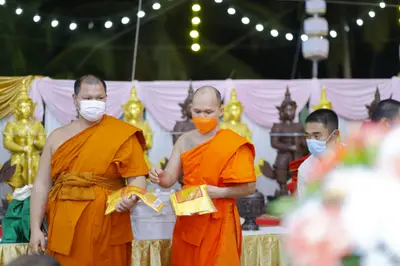 ประมวลภาพพิธีสวดนพเคราะห์และพุทธาภิเษกวัตถุมงคล วัดจุฬามณี ปี ๒๕๖๕