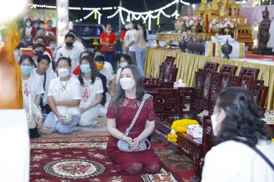 ประมวลภาพพิธีสวดนพเคราะห์และพุทธาภิเษกวัตถุมงคล วัดจุฬามณี ปี ๒๕๖๕
