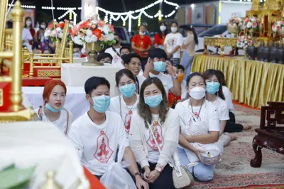 ประมวลภาพพิธีสวดนพเคราะห์และพุทธาภิเษกวัตถุมงคล วัดจุฬามณี ปี ๒๕๖๕