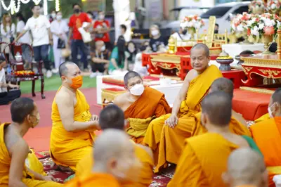 ประมวลภาพพิธีสวดนพเคราะห์และพุทธาภิเษกวัตถุมงคล วัดจุฬามณี ปี ๒๕๖๕