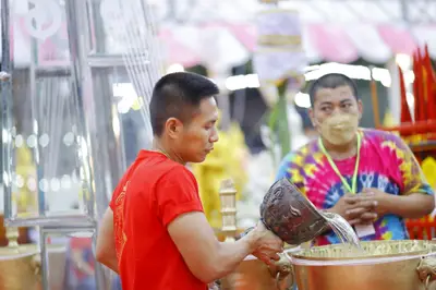 ประมวลภาพพิธีสวดนพเคราะห์และพุทธาภิเษกวัตถุมงคล วัดจุฬามณี ปี ๒๕๖๕