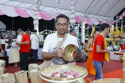ประมวลภาพพิธีสวดนพเคราะห์และพุทธาภิเษกวัตถุมงคล วัดจุฬามณี ปี ๒๕๖๕