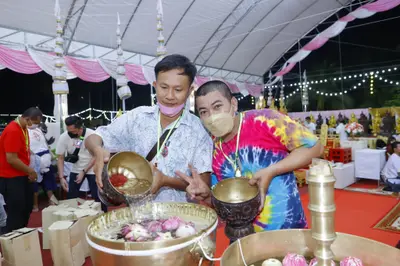 ประมวลภาพพิธีสวดนพเคราะห์และพุทธาภิเษกวัตถุมงคล วัดจุฬามณี ปี ๒๕๖๕