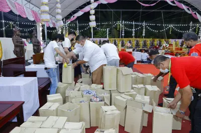ประมวลภาพพิธีสวดนพเคราะห์และพุทธาภิเษกวัตถุมงคล วัดจุฬามณี ปี ๒๕๖๕