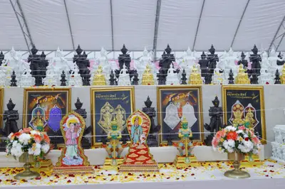ประมวลภาพพิธีสวดนพเคราะห์และพุทธาภิเษกวัตถุมงคล วัดจุฬามณี ปี ๒๕๖๕