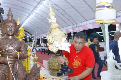 ประมวลภาพพิธีสวดนพเคราะห์และพุทธาภิเษกวัตถุมงคล วัดจุฬามณี ปี ๒๕๖๕