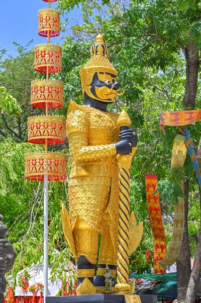 องค์ท้าวเวสสุวรรณโณ วัดจุฬามณี (ภาพที่ 3)
