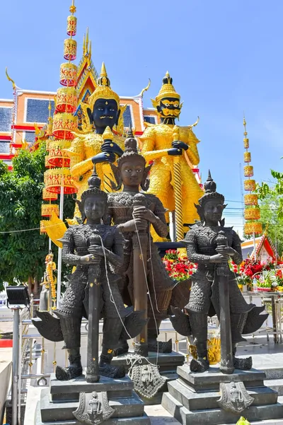 องค์ท้าวเวสสุวรรณโณ วัดจุฬามณี (ภาพที่ 4)
