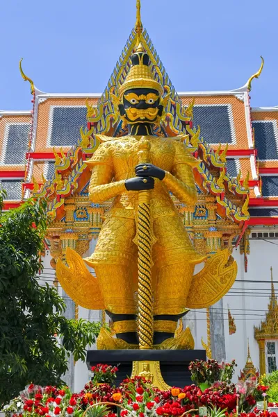 องค์ท้าวเวสสุวรรณโณ วัดจุฬามณี (ภาพที่ 7)