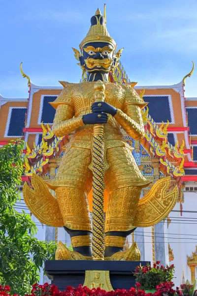 องค์ท้าวเวสสุวรรณโณ วัดจุฬามณี (ภาพที่ 22)
