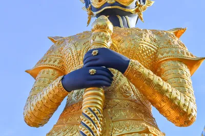 องค์ท้าวเวสสุวรรณโณ วัดจุฬามณี (ภาพที่ 28)