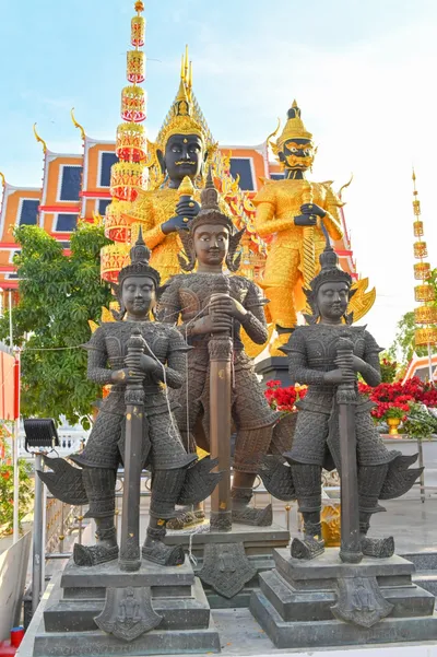 องค์ท้าวเวสสุวรรณโณ วัดจุฬามณี (ภาพที่ 46)