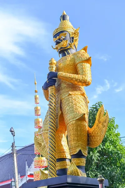 องค์ท้าวเวสสุวรรณโณ วัดจุฬามณี (ภาพที่ 48)
