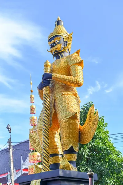 องค์ท้าวเวสสุวรรณโณ วัดจุฬามณี (ภาพที่ 49)
