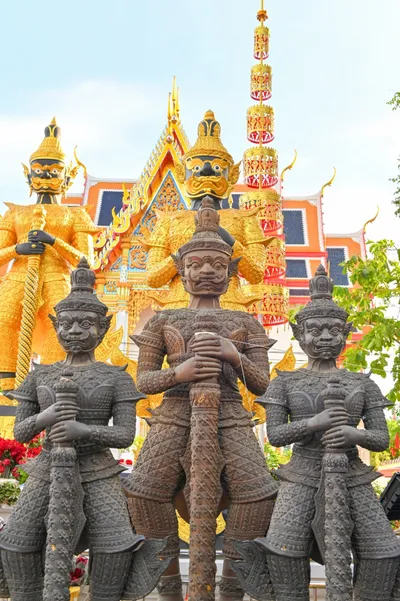 องค์ท้าวเวสสุวรรณโณ วัดจุฬามณี (ภาพที่ 57)
