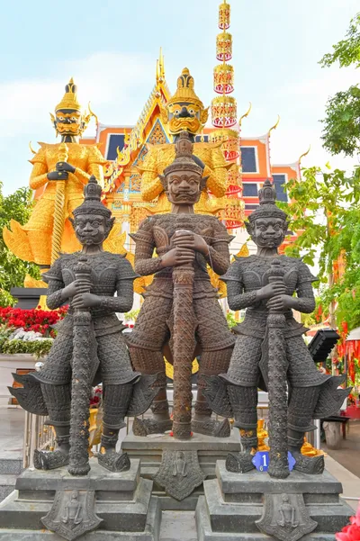องค์ท้าวเวสสุวรรณโณ วัดจุฬามณี (ภาพที่ 59)