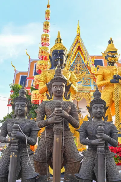 องค์ท้าวเวสสุวรรณโณ วัดจุฬามณี (ภาพที่ 62)