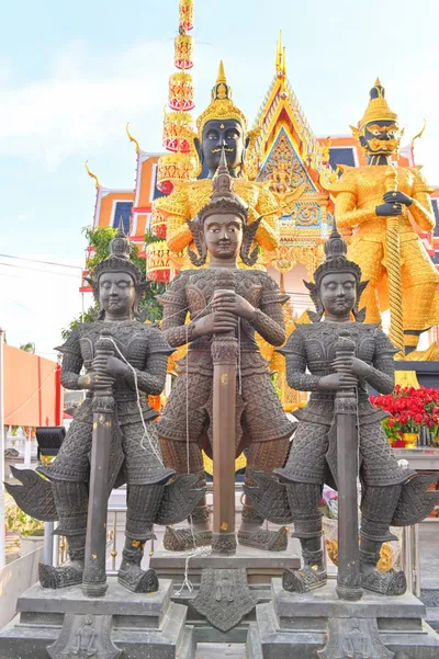 องค์ท้าวเวสสุวรรณโณ วัดจุฬามณี (ภาพที่ 64)