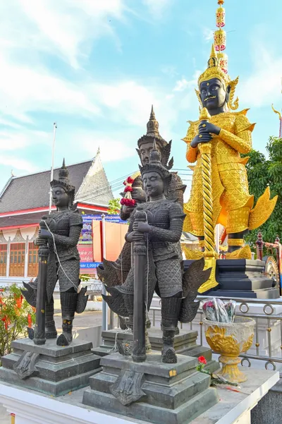 องค์ท้าวเวสสุวรรณโณ วัดจุฬามณี (ภาพที่ 68)