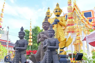 องค์ท้าวเวสสุวรรณโณ วัดจุฬามณี (ภาพที่ 71)