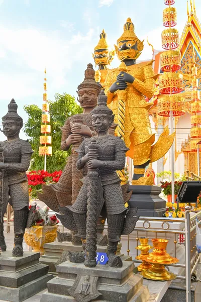 องค์ท้าวเวสสุวรรณโณ วัดจุฬามณี (ภาพที่ 72)