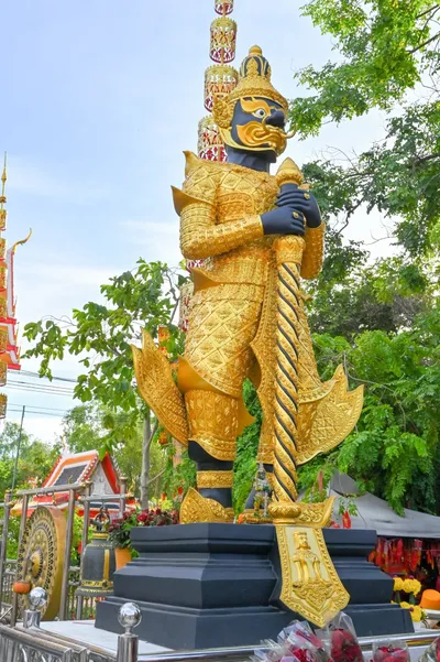องค์ท้าวเวสสุวรรณโณ วัดจุฬามณี (ภาพที่ 75)