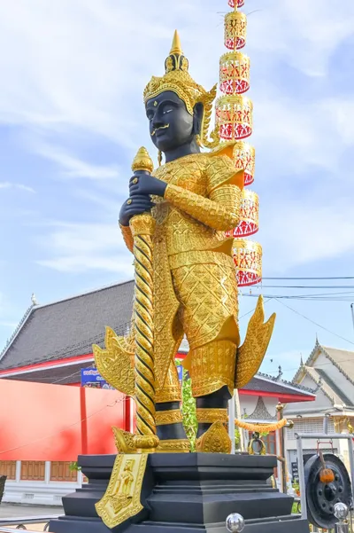 องค์ท้าวเวสสุวรรณโณ วัดจุฬามณี (ภาพที่ 76)