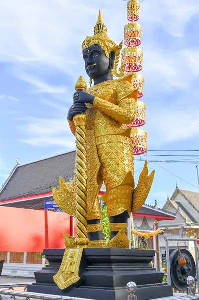 องค์ท้าวเวสสุวรรณโณ วัดจุฬามณี (ภาพที่ 77)