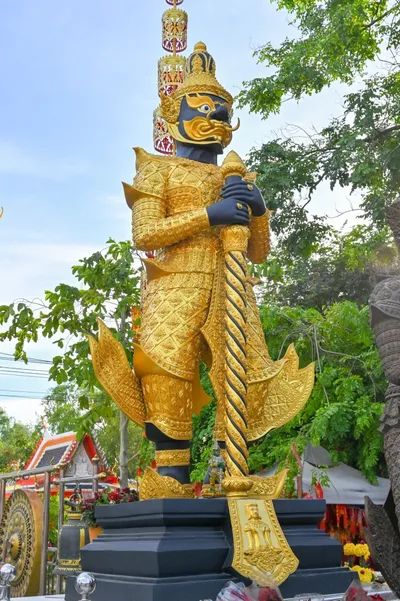 องค์ท้าวเวสสุวรรณโณ วัดจุฬามณี (ภาพที่ 78)