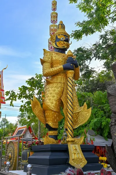 องค์ท้าวเวสสุวรรณโณ วัดจุฬามณี (ภาพที่ 79)