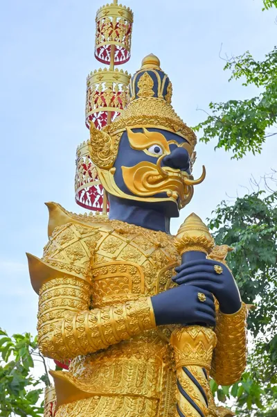 องค์ท้าวเวสสุวรรณโณ วัดจุฬามณี (ภาพที่ 80)