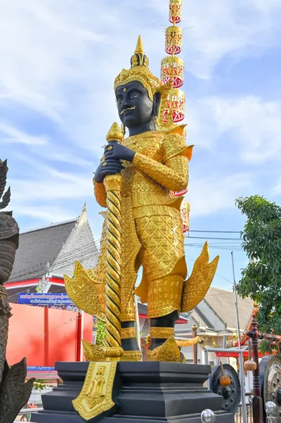องค์ท้าวเวสสุวรรณโณ วัดจุฬามณี (ภาพที่ 82)
