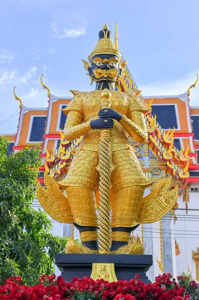 องค์ท้าวเวสสุวรรณโณ วัดจุฬามณี (ภาพที่ 84)