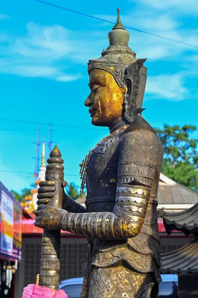 องค์ท้าวเวสสุวรรณโณ วัดจุฬามณี (ภาพที่ 87)