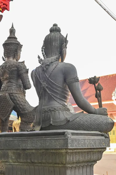 องค์ท้าวเวสสุวรรณโณ วัดจุฬามณี (ภาพที่ 100)