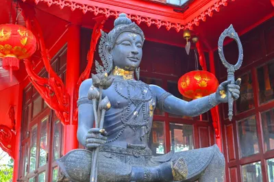 องค์ท้าวเวสสุวรรณโณ วัดจุฬามณี (ภาพที่ 101)