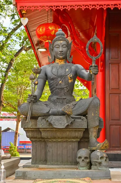 องค์ท้าวเวสสุวรรณโณ วัดจุฬามณี (ภาพที่ 104)