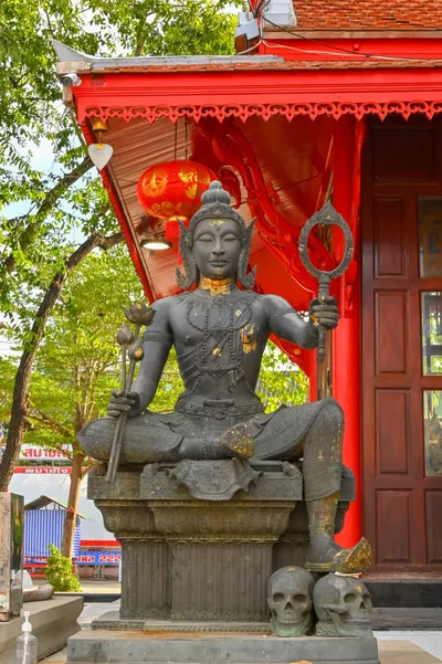 องค์ท้าวเวสสุวรรณโณ วัดจุฬามณี (ภาพที่ 105)