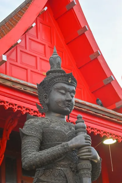 องค์ท้าวเวสสุวรรณโณ วัดจุฬามณี (ภาพที่ 106)