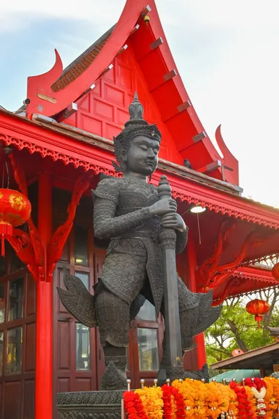 องค์ท้าวเวสสุวรรณโณ วัดจุฬามณี (ภาพที่ 107)