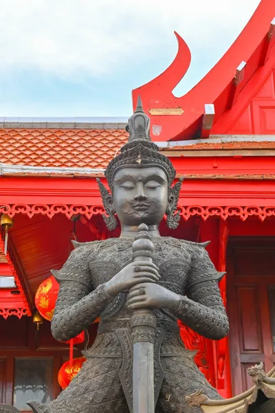 องค์ท้าวเวสสุวรรณโณ วัดจุฬามณี (ภาพที่ 108)