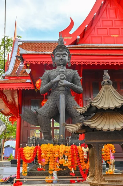 องค์ท้าวเวสสุวรรณโณ วัดจุฬามณี (ภาพที่ 109)