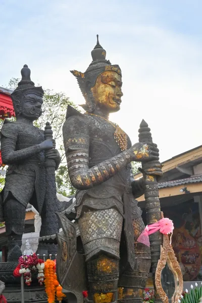 องค์ท้าวเวสสุวรรณโณ วัดจุฬามณี (ภาพที่ 110)