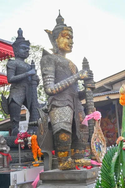 องค์ท้าวเวสสุวรรณโณ วัดจุฬามณี (ภาพที่ 111)