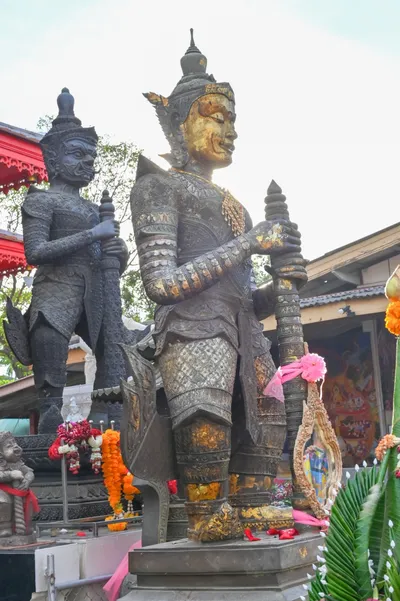 องค์ท้าวเวสสุวรรณโณ วัดจุฬามณี (ภาพที่ 112)