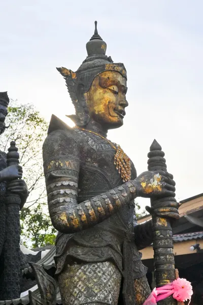องค์ท้าวเวสสุวรรณโณ วัดจุฬามณี (ภาพที่ 113)